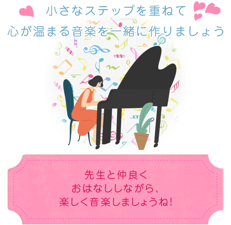 個人レッスン 京都市北区西賀茂のあるぱかピアノ教室です